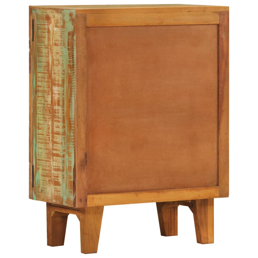 Dressoir Handgesneden 55X30X75 Cm Massief Gerecycled Hout